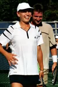 Karina Habsudova and David Rikl (2000 US Open)