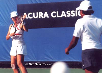 Sandrine Testud and Chanda Rubin