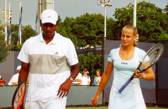Jelena Dokic and Mahesh Bhupathi (2001 US Open)