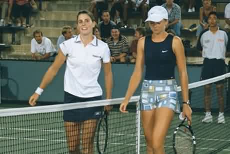 Daniela Hantuchova and Nathalie Dechy (2001 US Open)