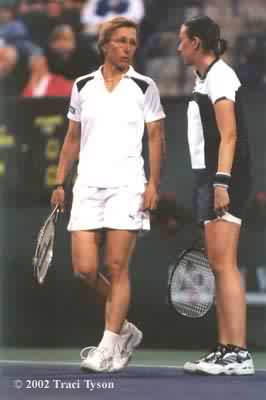 Martina Navratilova and Natasha Zvereva