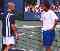 Andre Agassi and James Blake