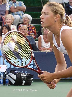 maria sharapova tennis. Maria Sharapova (2003 World