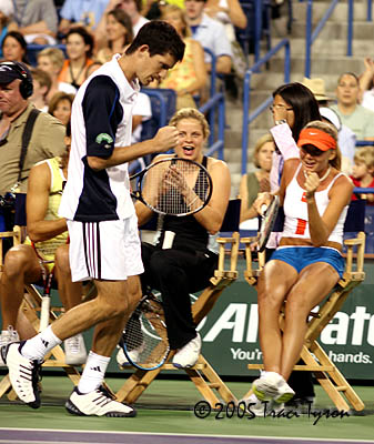 Daniela Hantuchova, Tim Henman, Kim Clijsters (2005 Indian Wells)