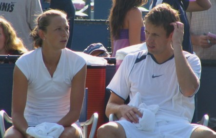 Elena Likhovtseva and Daniel Nestor (2005 US Open)