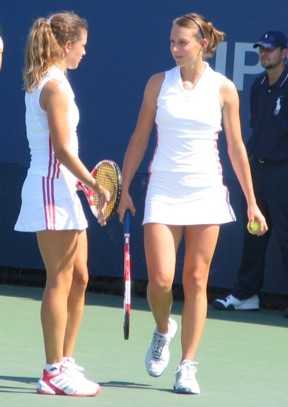 Patty Schnyder and Corina Morariu (2005 US Open)