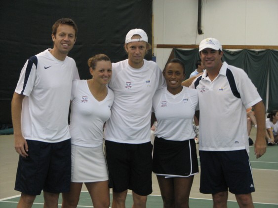 Frederic Niemeyer, Chanda Rubin, Daniel Nestor, Casey Dellacqua (2006 World Team Tennis)