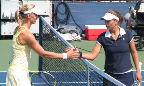 Elena Dementieva and Petra Cetkovska (2007 US Open)