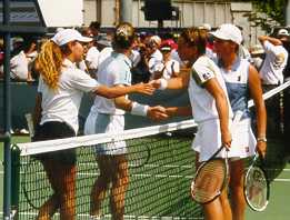Sabine Appelmans, Miriam Oremans, Nana Miyagi, Wild (1999 US Open)