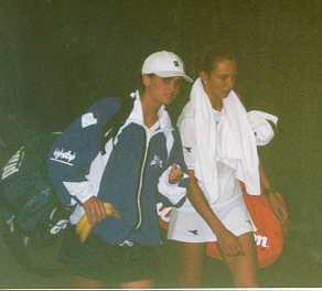 Elena Likhovtseva and Jessica Steck (1999 World Team Tennis)