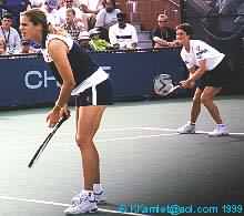 Julie Halard-Decugis and Amelie Mauresmo (1999 US Open)